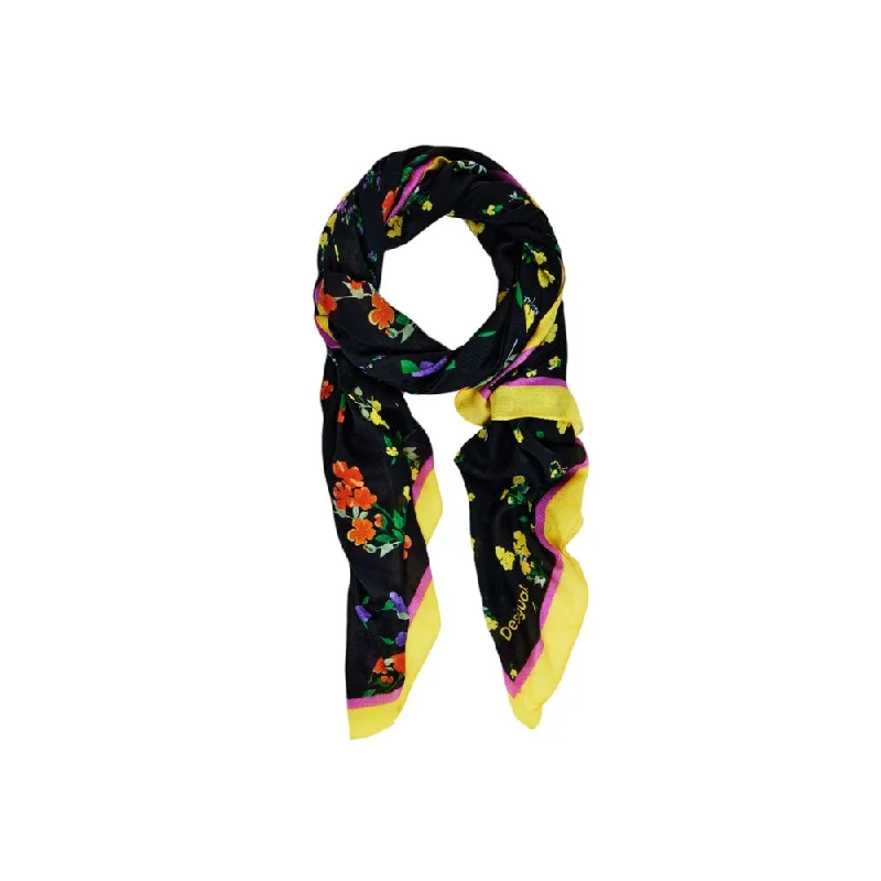 Scarves with metallic sheen -Desigual  Polyester Women's Scarf