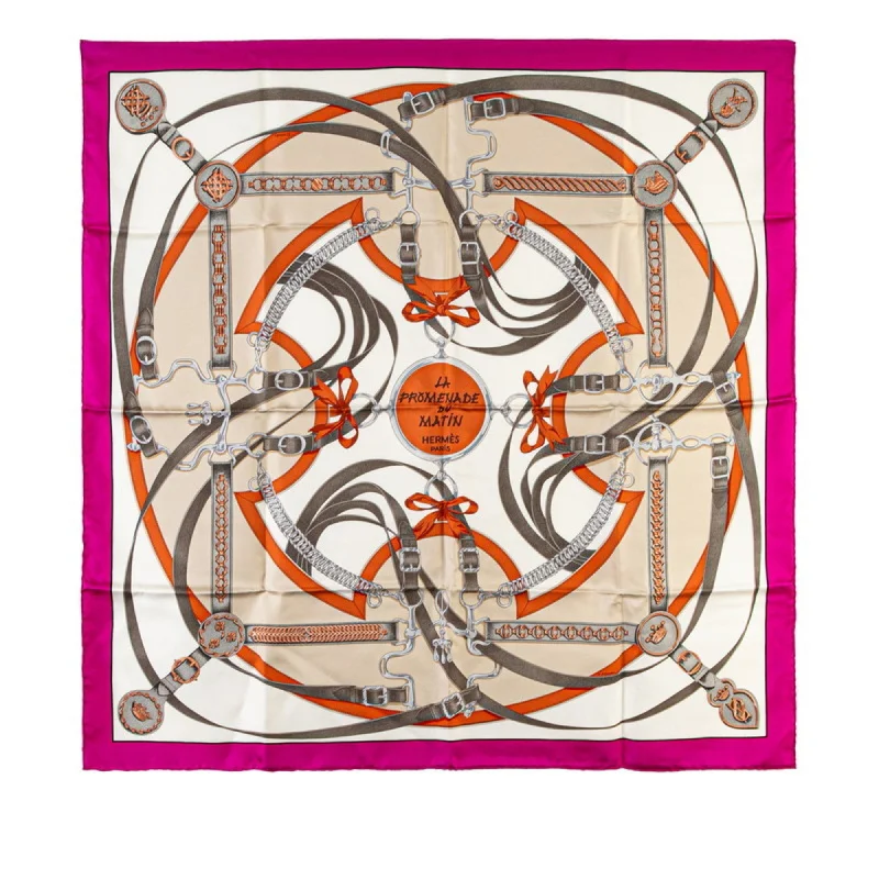 Scarves with stripes -Hermes    Silk Scarf (Pre-Owned)