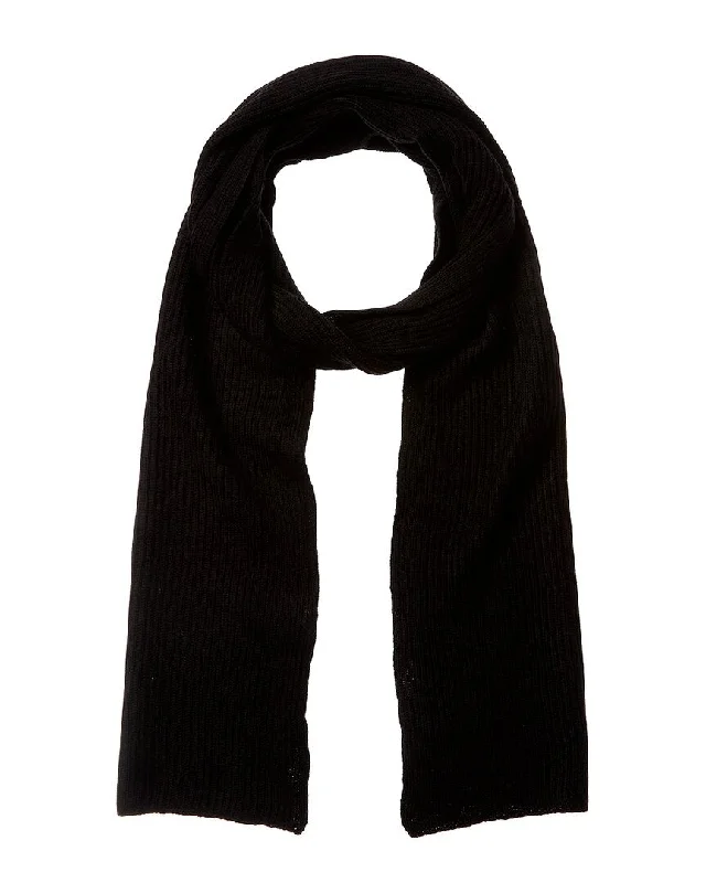 Mens Scarf Cold-Weather-Portolano All Over Full Needle Rib Wool Scarf