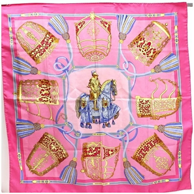 Scarves with chevron designs -Hermes  Silk Scarf (Pre-Owned)