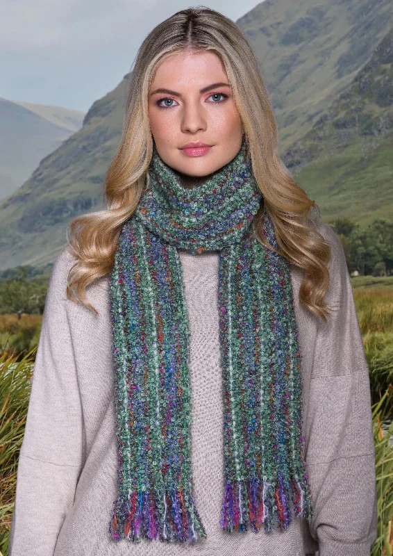 Scarves in eye-catching colors -Mucros Mohair Scarf