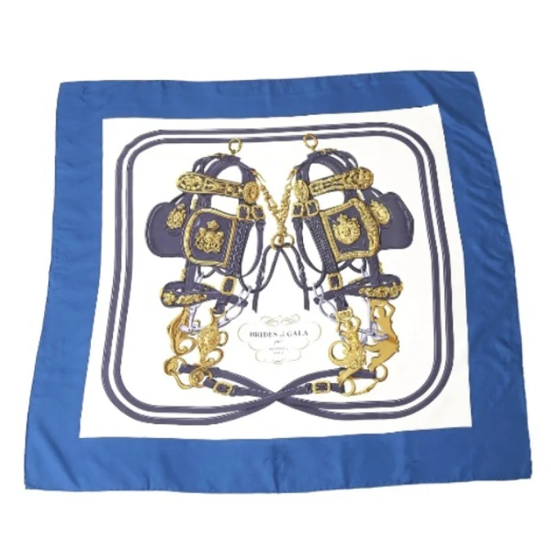 Scarves for winter fashion -Hermes  Silk Scarf (Pre-Owned)