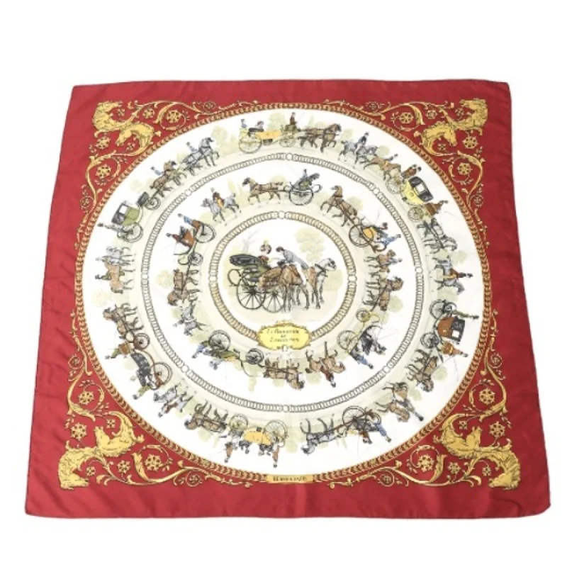 Scarves with old designs -Hermes  Silk Scarf (Pre-Owned)