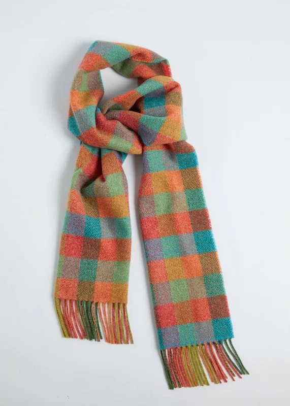 Scarves for good causes -Foxford Lambswool Scarf | Multi-Colour