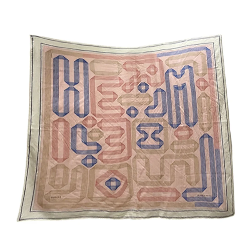 Scarves with delicate patterns -Hermes  pink Cashmere Silk Scarf (Pre-Owned)