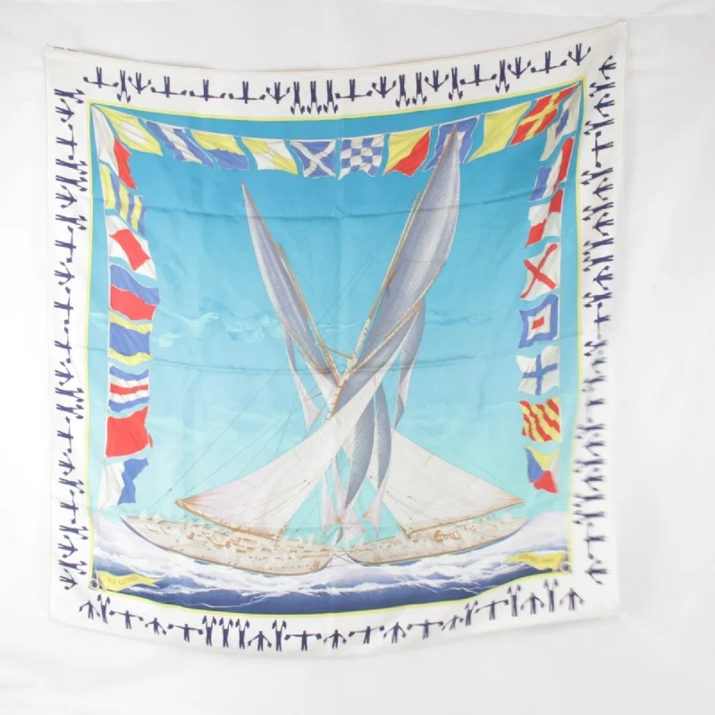 Scarves in muted colors -Hermes  Silk Scarf (Pre-Owned)