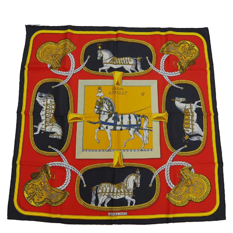 Scarves with shape patterns -Hermes   Color Silk Scarf (Pre-Owned)