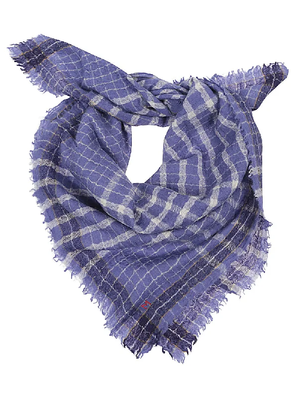 Scarves in soft cashmere -Moismont Women's Scarfs blue