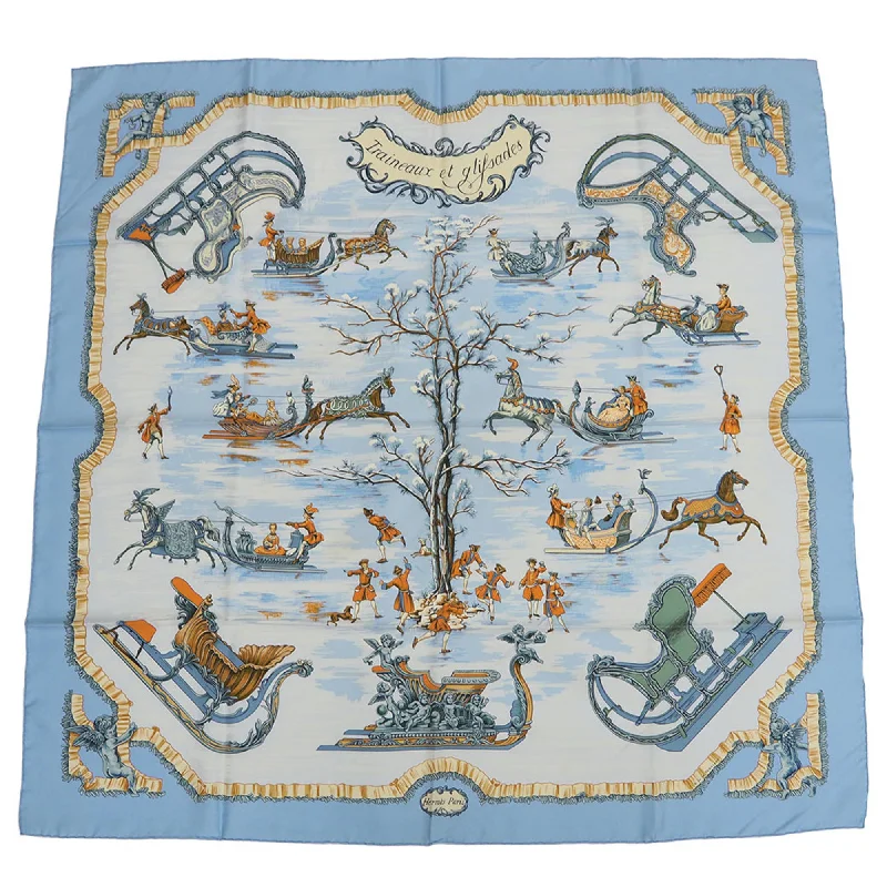 Scarves for rainy weather -Hermes  Silk Scarf (Pre-Owned)