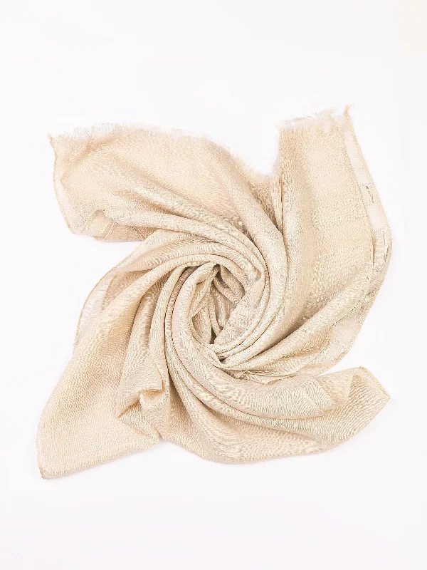 Shawls with intricate patterns-Dyed Viscose Scarf