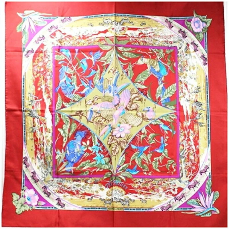 Scarves with wave designs -Hermes  Silk Scarf (Pre-Owned)