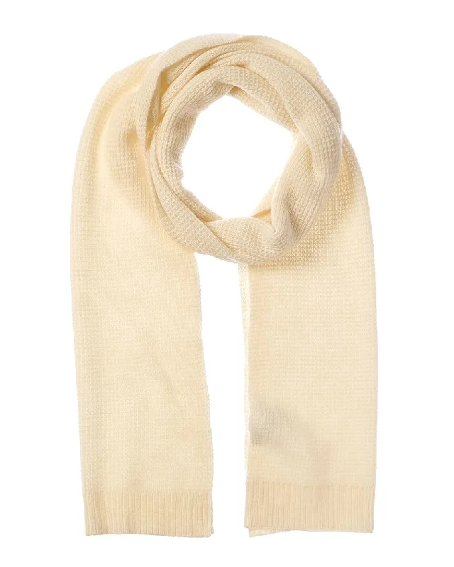 Scarves in budget-friendly options -Hannah Rose Waffle Stitch Cashmere Scarf