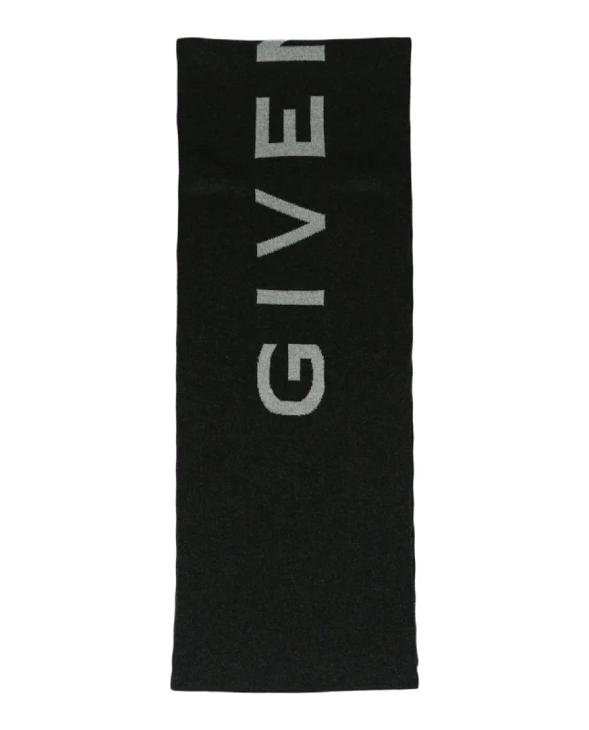 Scarves in lightweight silk -Double Face 4G Logo Scarf