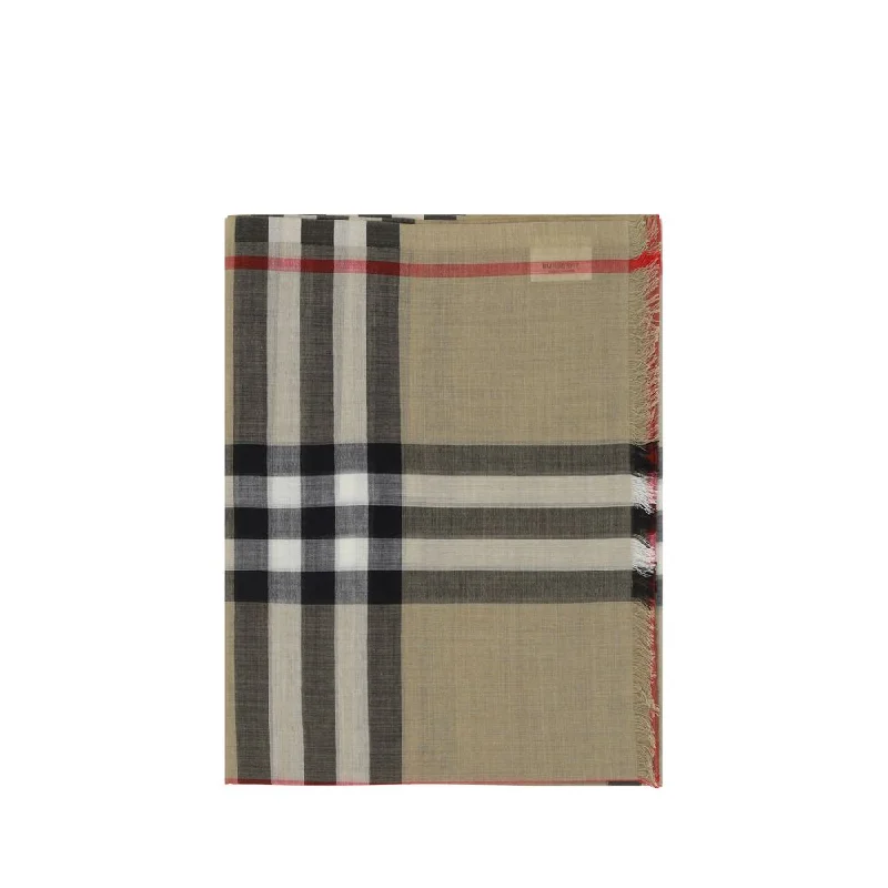 Scarves with trendy fringes -Burberry Women's Scarf