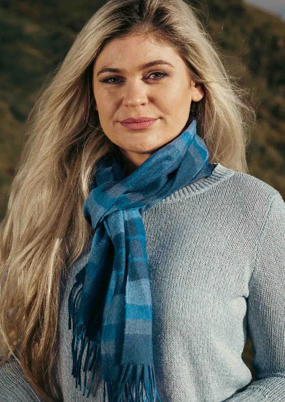 Scarves in affordable ranges -John Hanly Merino Scarf | Blue Navy