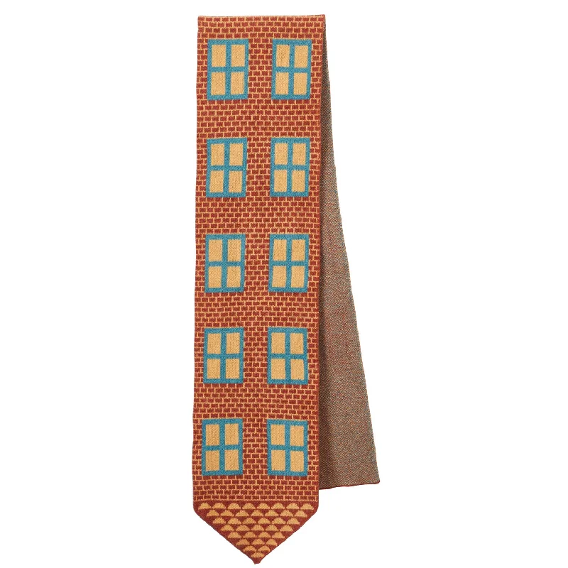 Scarves for creative minds -House Shaped Scarf - Ember