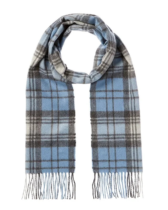 Scarves for artsy minds -Amicale Cashmere Modern Tartan Cashmere Scarf