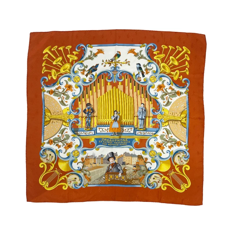 Scarves in premium cashmere -Hermes  Silk Scarf (Pre-Owned)