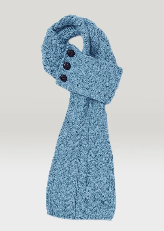 Scarves for winter -Aran Loop Scarf | Mist Marl