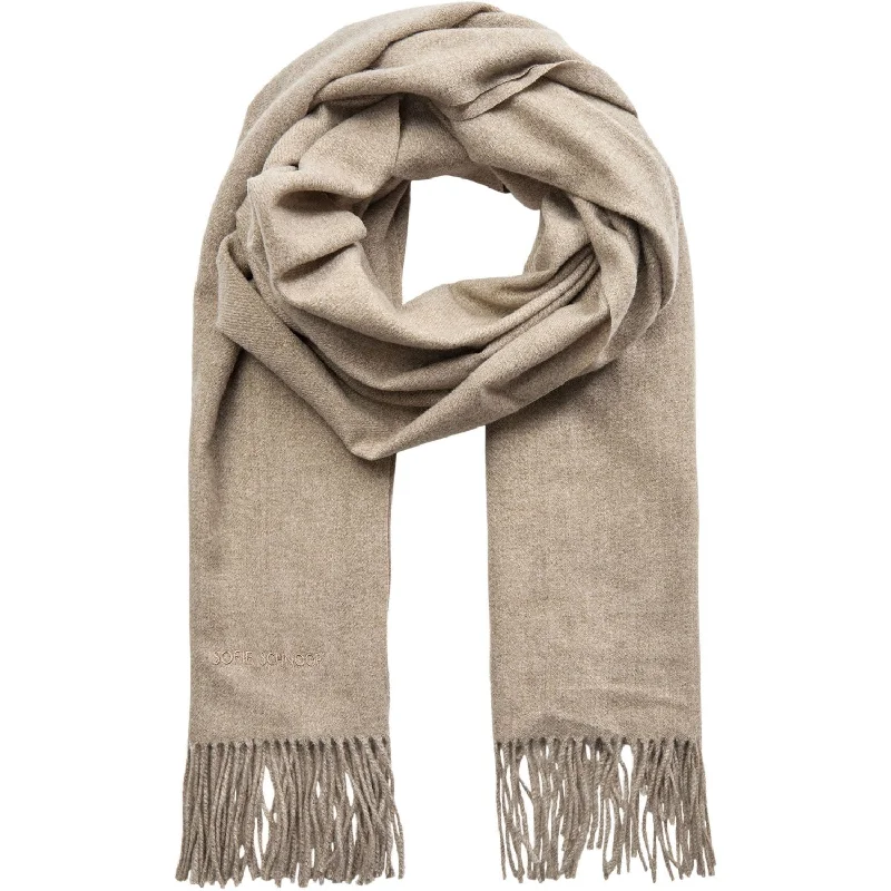 Scarves made of cashmere -Sofie Schnoor Brown Melange Scarf