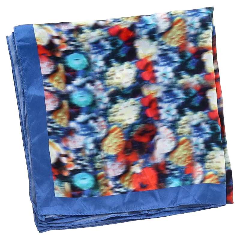 Scarves in pure silk -Erdem Printed Large Scarf in Multicolor Silk