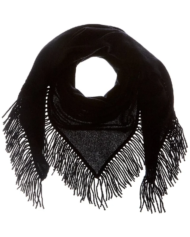 Scarves for hiking -Brodie Cashmere Fringe Cashmere Scarf