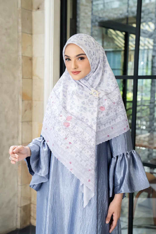 Neck Scarves favorite-Sophia Scarf Syar'i Ashen Pearl