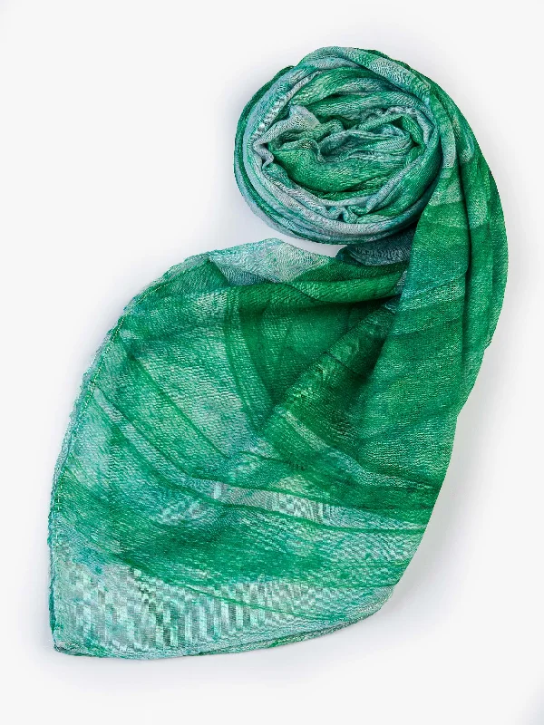 Shawls for evening fashion-Printed Viscose Scarf