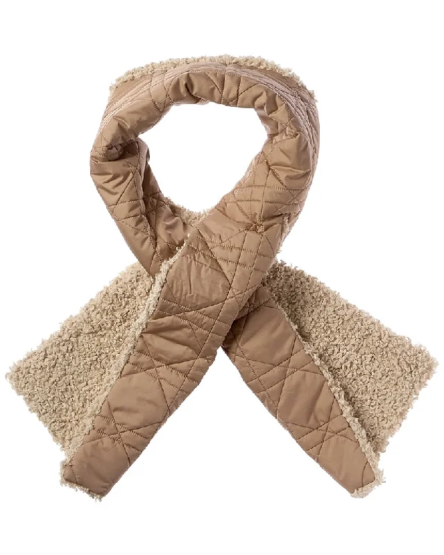 Scarves with crafted details -Dior Shearling Scarf