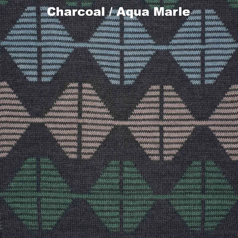 Charcoal/Aqua Marle