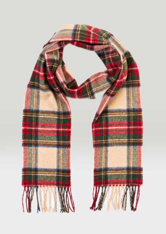 Scarves for running -Irish Wool Scarf | Antique Dress Stewart