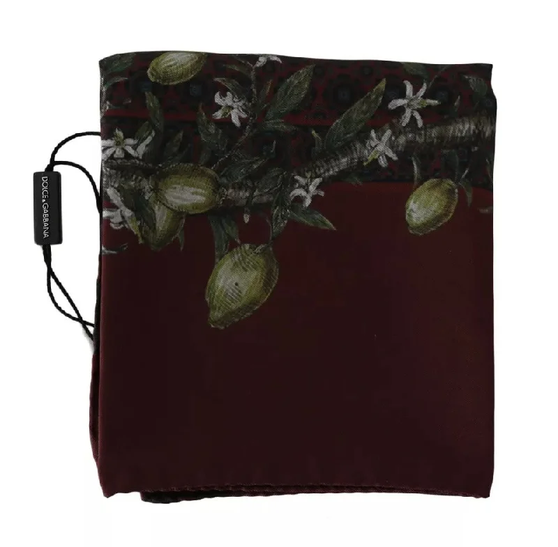 Scarves for simple wardrobes -Dolce & Gabbana  100% Silk Floral Wrap Women Women's Scarf