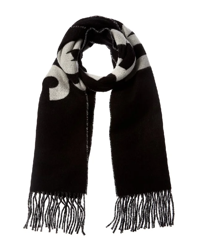 Scarves for cozy outfits -Jacquemus L'écharpe Wool Scarf