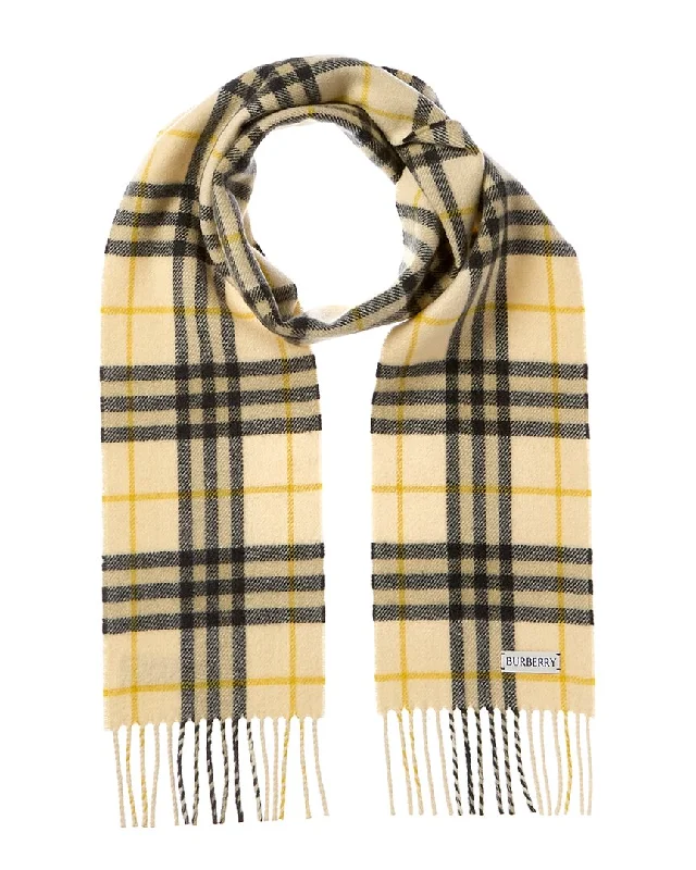 Scarves for loud looks -Burberry Check Cashmere Scarf