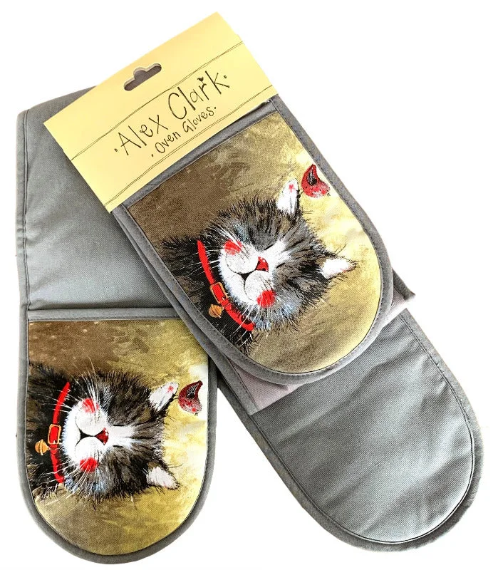 gloves for future-Klaus Cat Double Oven Gloves