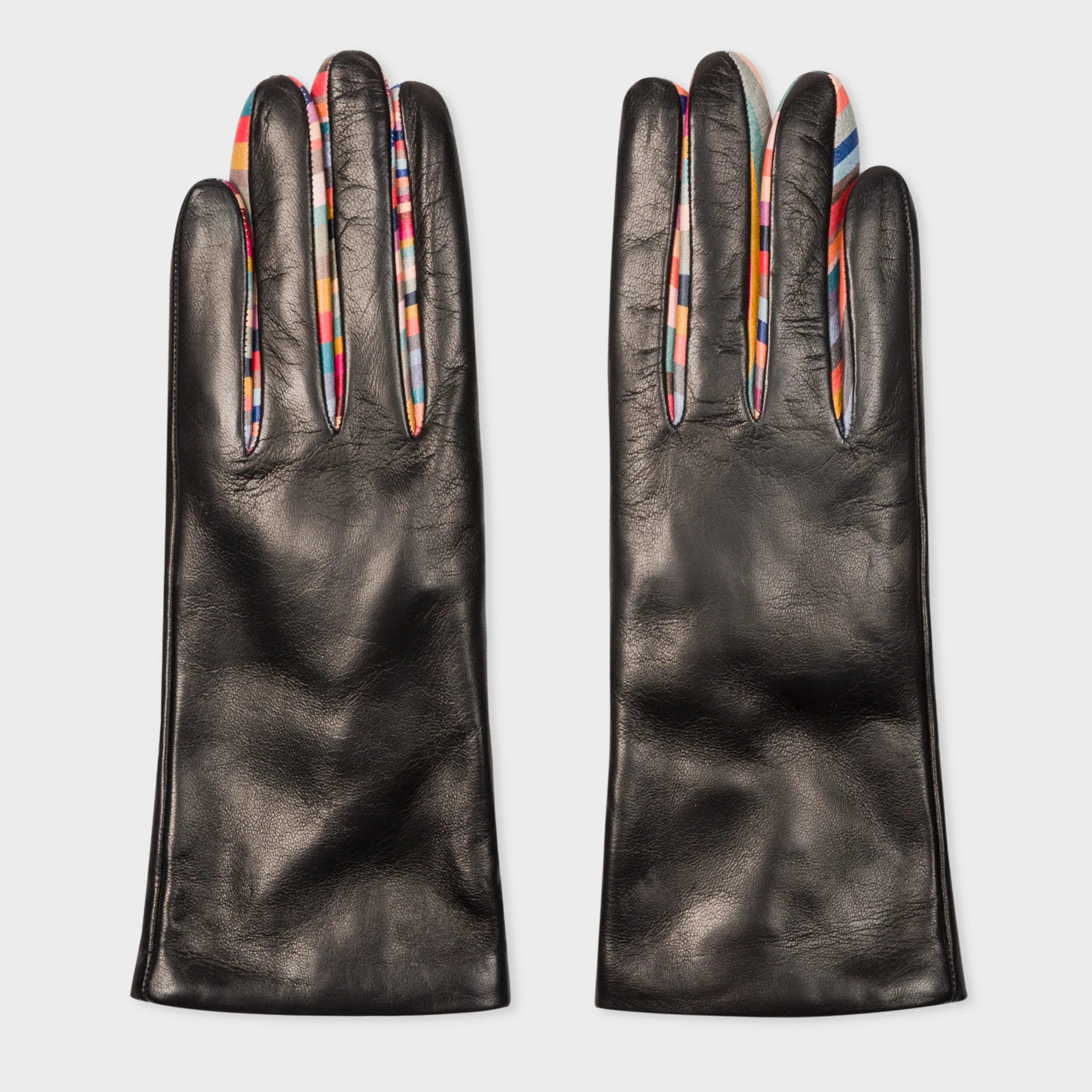 gloves for geologists-Paul Smith - Women's Concertina Swirl Print Glove in Black