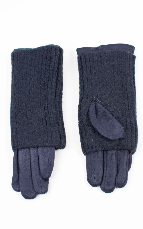 gloves for corporations-Gloves | 3-in-1 | Navy